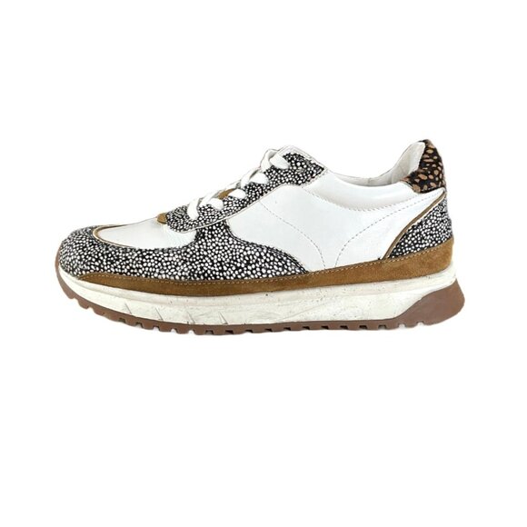 Madewell Women's Kickoff Trainer Sneakers in Neutral Colorblock Leather - Picture 5 of 5